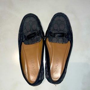 Used Coach Monogram Loafers